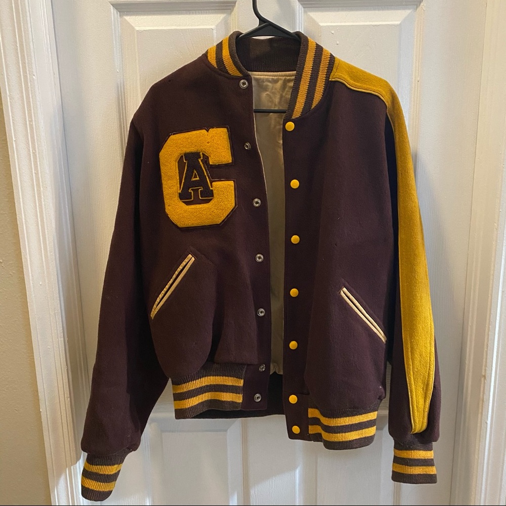 Vintage Letterman Jacket Central 56 California - Picture 6 of 15